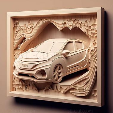 3D модель Honda City (STL)